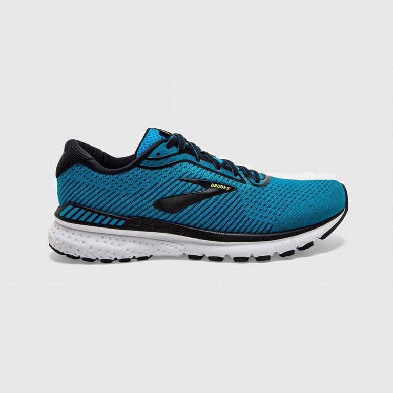 Brooks Men's Adrenaline Gts 20 Road Running Shoes Singapore - Black/Blue (53092-CVZJ)